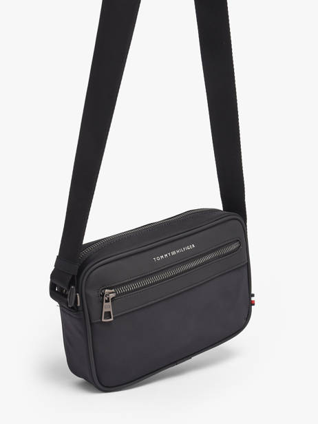 Sac Bandoulière Tommy hilfiger Noir th repreve AM14152 vue secondaire 2