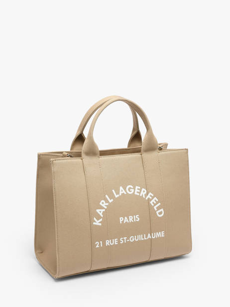 Sac Porté Main Rsg Coton Karl lagerfeld Beige rsg A1W50010 vue secondaire 2