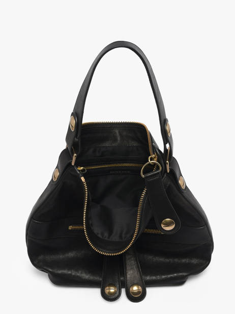 Sac Porté épaule Nomade Cuir Gerard darel Noir midday B402 vue secondaire 3