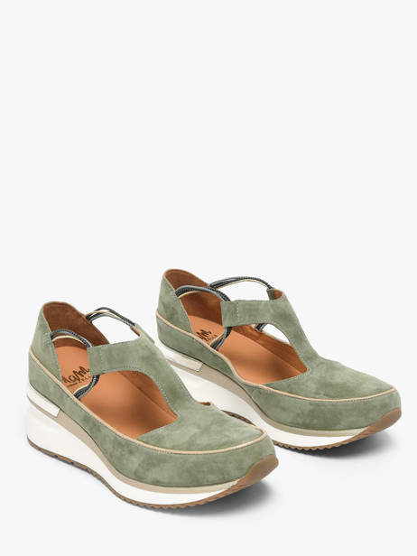 Sneakers Vasas En Cuir Mam'zelle Vert women CSIJK66 vue secondaire 1