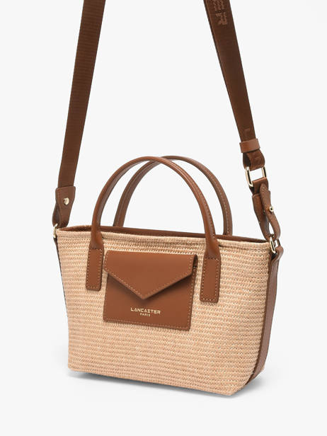 Sac Bandoulière Kba Mariniere Osier Lancaster Marron kba mariniere osier 78 vue secondaire 1