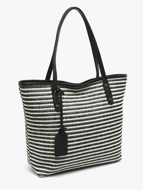 Sac Porté épaule Raphia Milano Noir raphia RA260201 vue secondaire 1