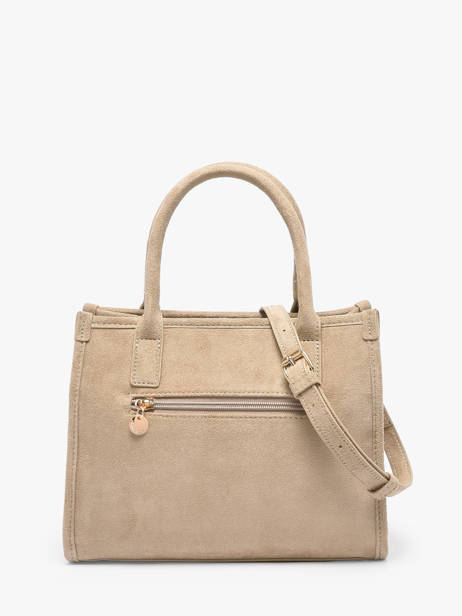 Sac Porté Main Identite Lulu castagnette Beige identite D vue secondaire 4