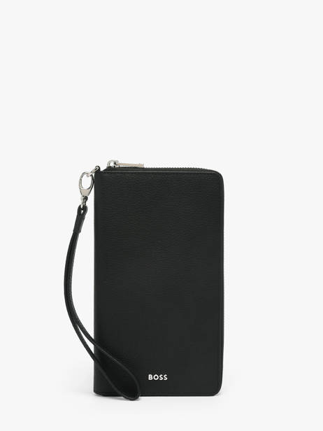 Pochette Homme Grained Cuir Hugo boss Noir grained HLL518A