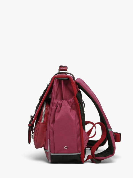 Cartable Enfant 2 Compartiments Cameleon Violet vintage fantasy CA35 vue secondaire 3