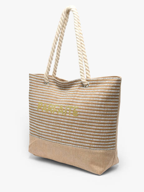 Sac Porté épaule Plage Polyester Gerard pasquier Marron plage P26095 vue secondaire 2
