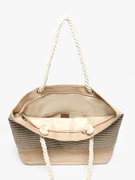 Sac Porté épaule Plage Polyester Gerard pasquier Marron plage P26095 vue secondaire 3