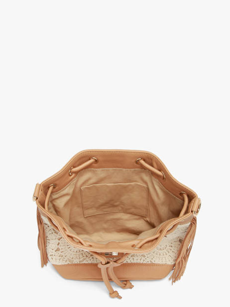Sac Bandoulière Antibes Coton Les tropeziennes Beige antibes TZ03 vue secondaire 3
