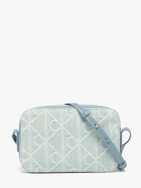Sac Bandoulière Emblem Denim Coton Calvin klein jeans Bleu emblem denim 4F3430G vue secondaire 4