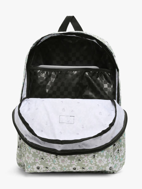 Sac à Dos 1 Compartiment Vans Vert backpack VN000H4W vue secondaire 2