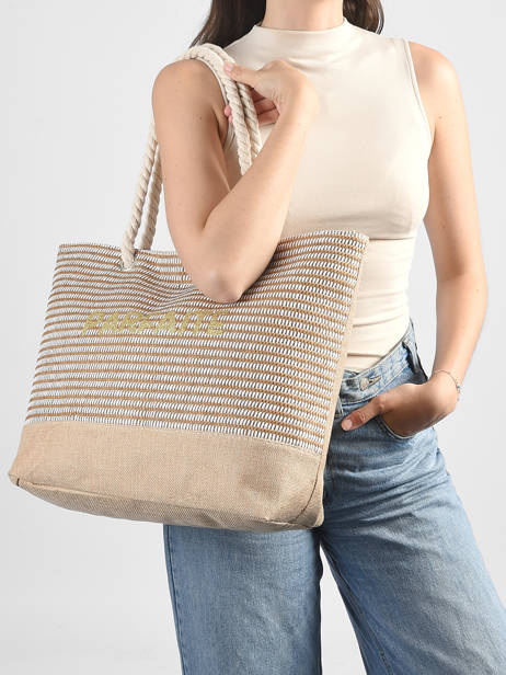 Sac Porté épaule Plage Polyester Gerard pasquier Marron plage P26095 vue secondaire 1