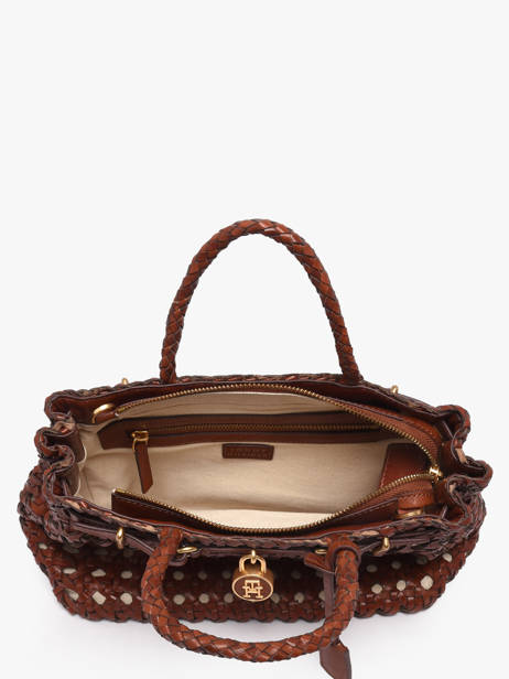 Sac Porté Main American Icon Cuir Tommy hilfiger Marron american icon AW18734 vue secondaire 2