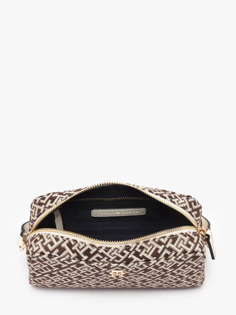 Sac Bandoulière Th Grace Polyester Recyclé Tommy hilfiger Marron th grace AW18864 vue secondaire 2