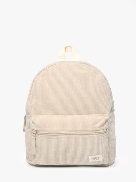 Mini Sac à Dos Pret Beige ridge and row 1460