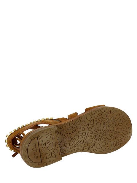 Sandales Strass Cuir Mjus Marron accessoires M05046 vue secondaire 5