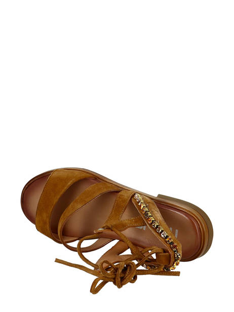 Sandales Strass Cuir Mjus Marron accessoires M05046 vue secondaire 4