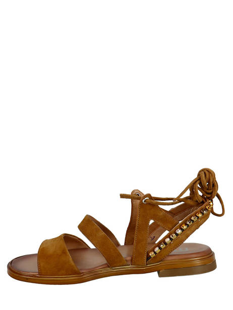Sandales Strass Cuir Mjus Marron accessoires M05046 vue secondaire 2