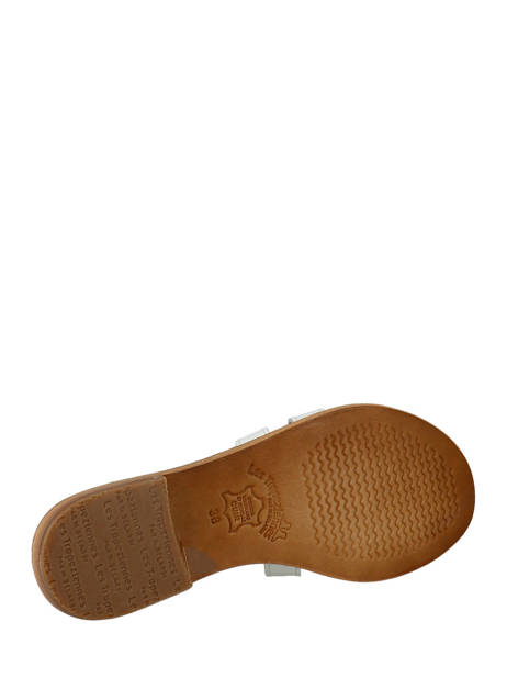 Mules Damia En Cuir Les tropeziennes Blanc accessoires DAMIA vue secondaire 5