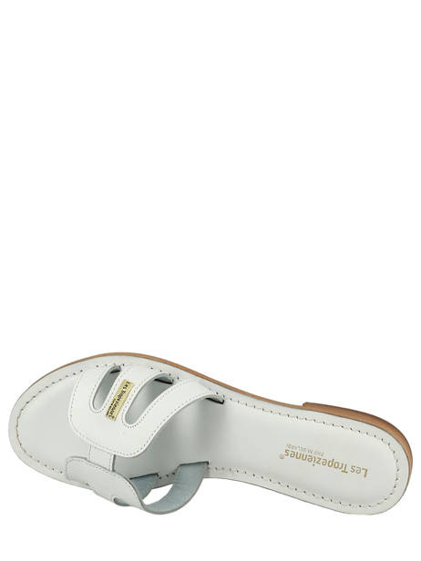 Mules Damia En Cuir Les tropeziennes Blanc accessoires DAMIA vue secondaire 4