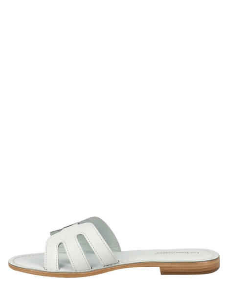 Mules Damia En Cuir Les tropeziennes Blanc accessoires DAMIA vue secondaire 2