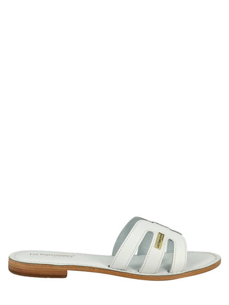 Mules Damia En Cuir Les tropeziennes Blanc accessoires DAMIA vue secondaire 1