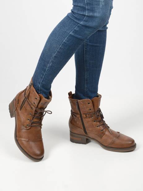 Bottines Mustang Marron accessoires 1229508 vue secondaire 1
