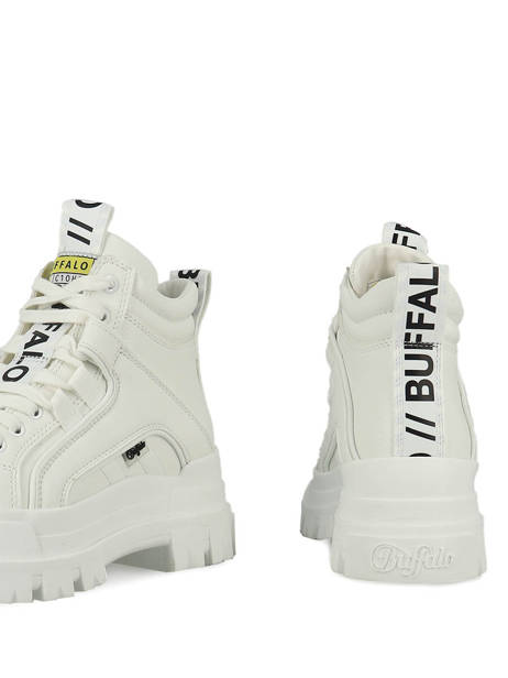 Sneakers Aspha Nc Mid Buffalo Blanc accessoires 1622046 vue secondaire 2