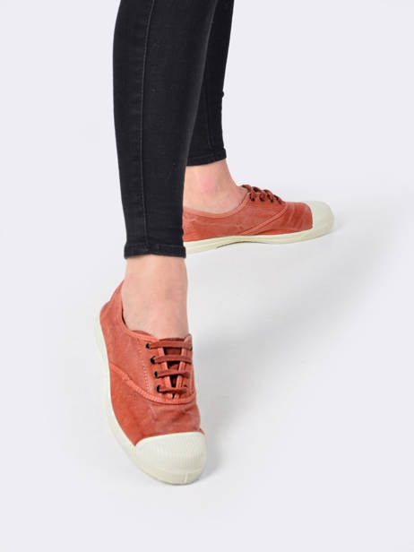 Sneakers Natural world Rouge accessoires 102E vue secondaire 1