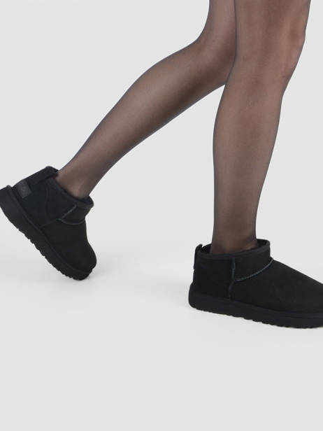 Boots Classic Ultra Mini En Cuir Ugg accessoires 1116109 vue secondaire 1