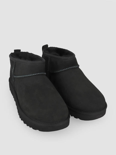 Boots Classic Ultra Mini En Cuir Ugg accessoires 1116109 vue secondaire 3