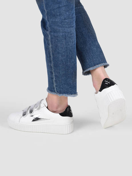Sneakers Jane Vanessa wu Argent accessoires BK2231AG vue secondaire 1