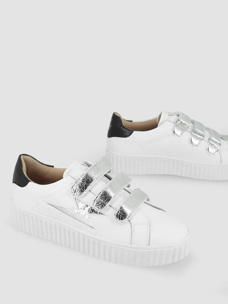 Sneakers Jane Vanessa wu Argent accessoires BK2231AG vue secondaire 3