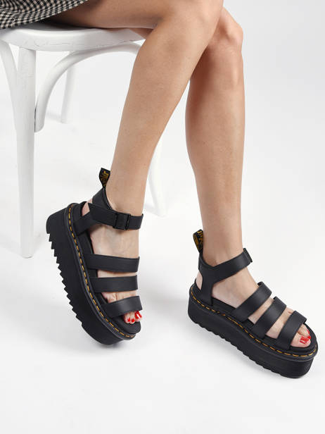 Sandales Plateformes Blaire Quad Hydro En Cuir Dr martens accessoires 27296001 vue secondaire 2