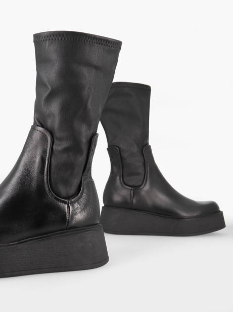 Boots En Cuir En Cuir Mjus Noir accessoires P78304 vue secondaire 1