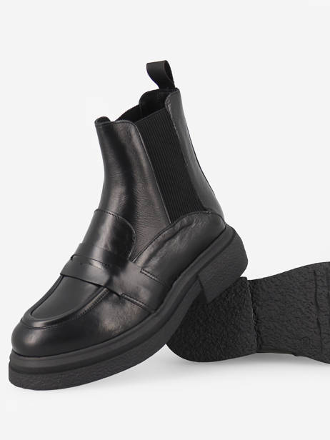 Chelsea Boots En Cuir Semerdjian Noir accessoires E981E1 vue secondaire 1