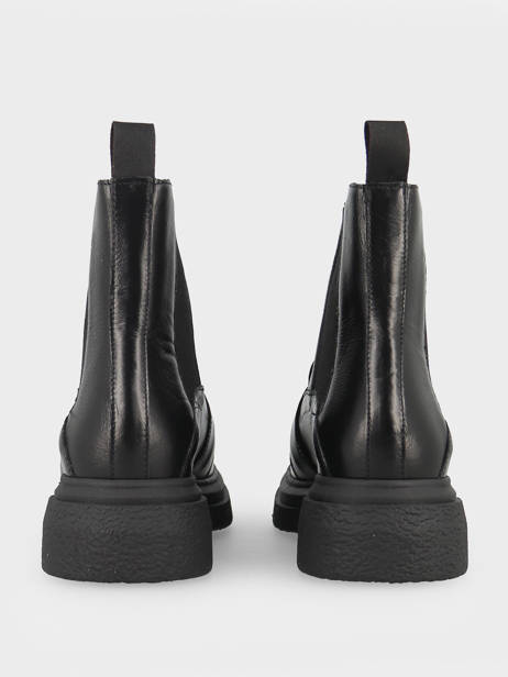 Chelsea Boots En Cuir Semerdjian Noir accessoires E981E1 vue secondaire 3