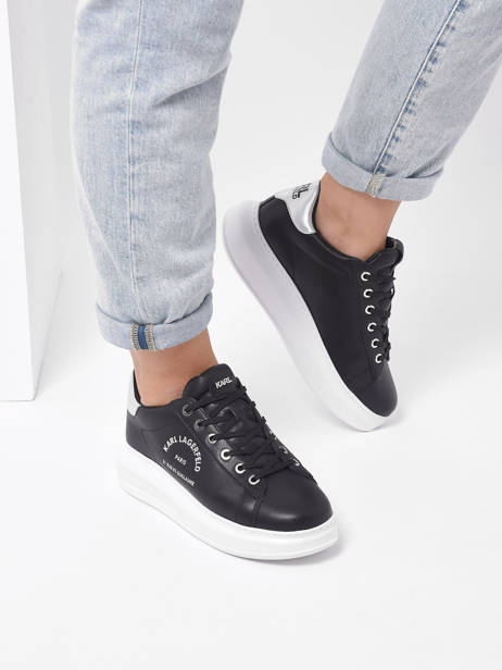 Sneakers Kapri Maison Karl lagerfeld Noir accessoires KL62538 vue secondaire 2