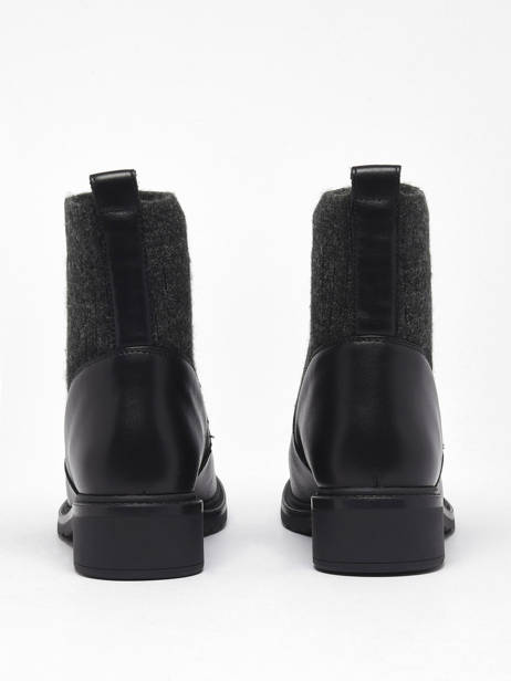 Bottines Ellen En Cuir Unisa Noir accessoires ELLEN vue secondaire 3