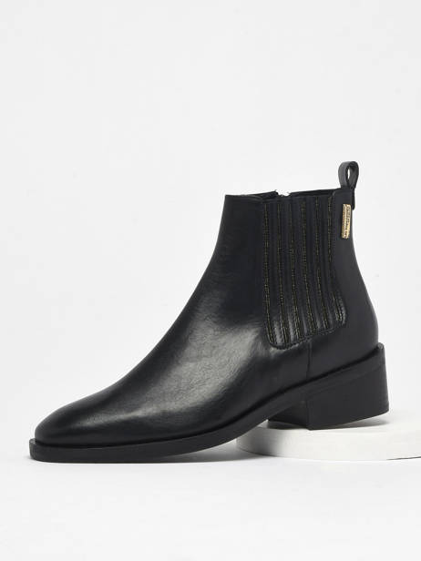 Bottines Lukaze En Cuir Les tropeziennes Noir accessoires 635LUKAZ vue secondaire 1