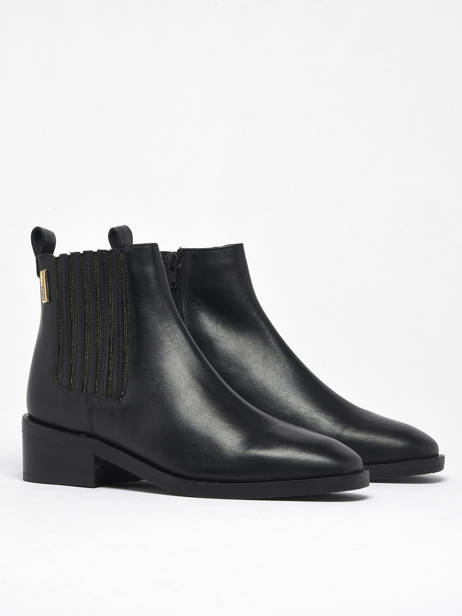 Bottines Lukaze En Cuir Les tropeziennes Noir accessoires 635LUKAZ vue secondaire 3