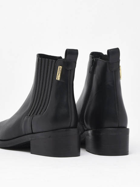 Bottines Lukaze En Cuir Les tropeziennes Noir accessoires 635LUKAZ vue secondaire 4