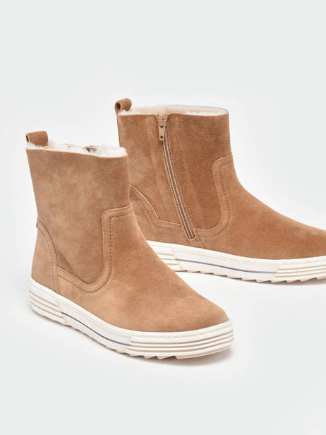 Bottines En Cuir En Cuir Gabor Bleu accessoires 14 vue secondaire 1