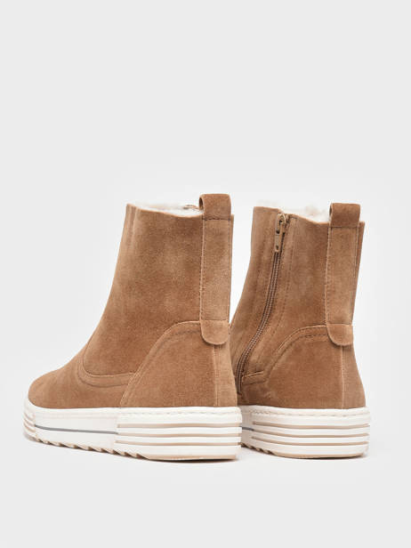 Bottines En Cuir En Cuir Gabor Bleu accessoires 14 vue secondaire 4