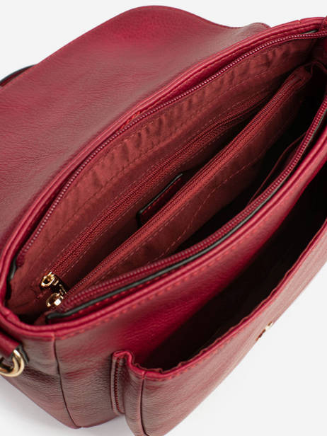 Sac Bandoulière Toscane Hexagona Rouge toscane 579734 vue secondaire 2