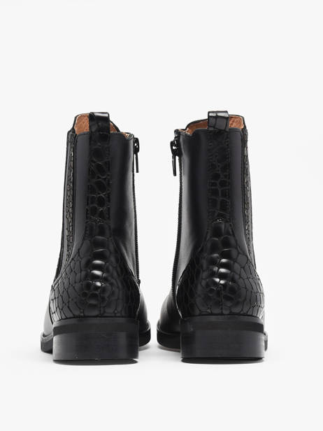 Bottines En Cuir En Cuir Folie's Noir accessoires 5501 vue secondaire 4