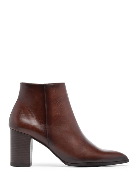 Bottines En Cuir En Cuir Folie's Marron accessoires 302CA