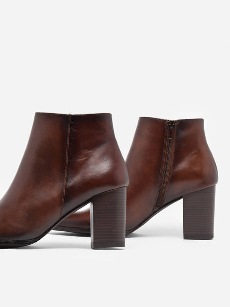 Bottines En Cuir En Cuir Folie's Marron accessoires 302CA vue secondaire 1
