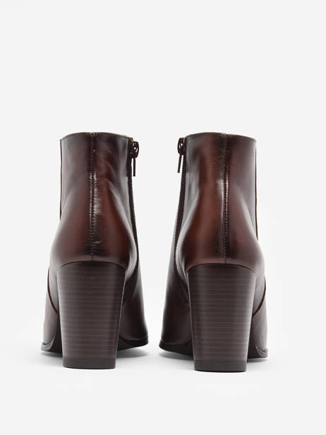 Bottines En Cuir En Cuir Folie's Marron accessoires 302CA vue secondaire 4