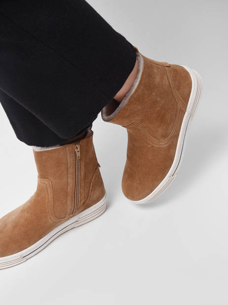Bottines En Cuir En Cuir Gabor Bleu accessoires 14 vue secondaire 2