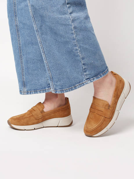 Mocassins En Cuir Gabor Marron accessoires 35 vue secondaire 3